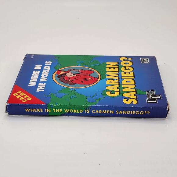 Vintage 1993 “Where in the World Is Carmen Sandiego?” Card Game | Retro PBS - Picture 6 of 9